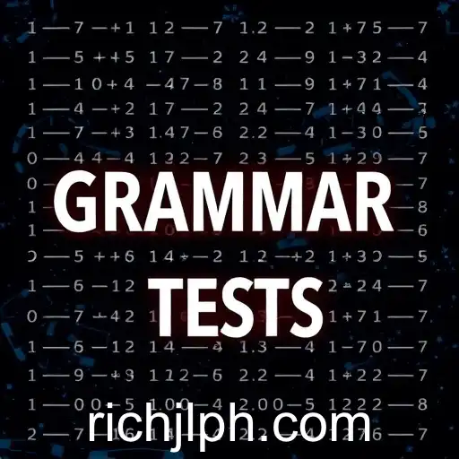 Unveiling the Intricacies of Grammar Tests: A Dive into the 